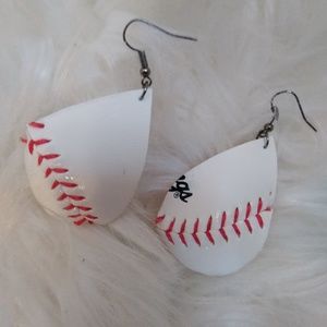 Baseball Earrings